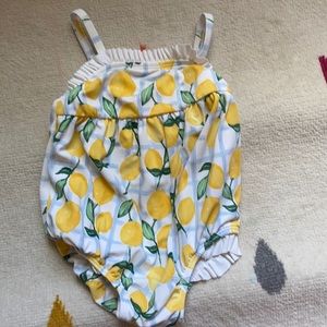 6-12 months One piece bathing suit Janie and Jack